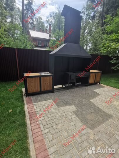 Мангал с беседку