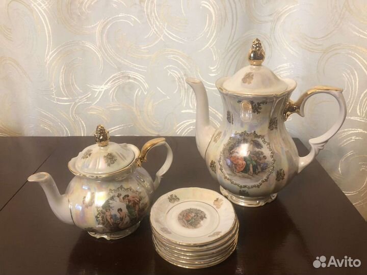 Чайный сервиз гдр Мадонна 6 персон