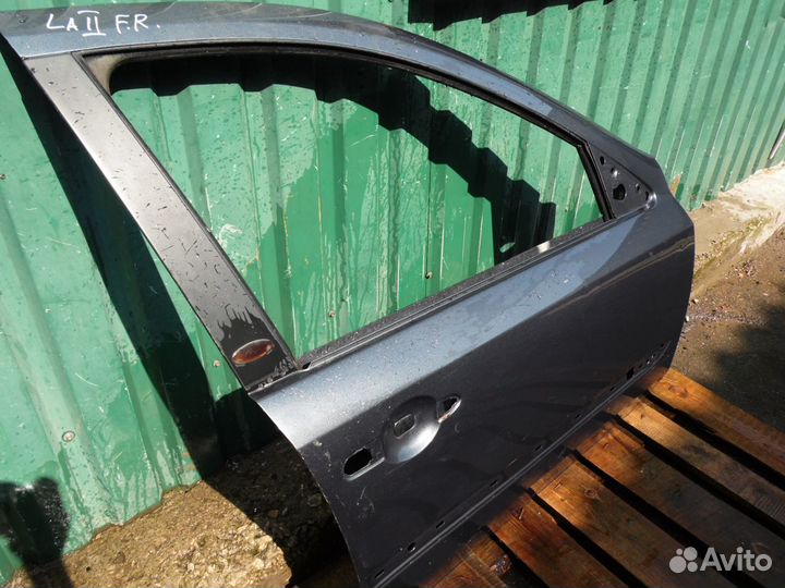 Дверь передняя правая Рено Лагуна 2 темно серая