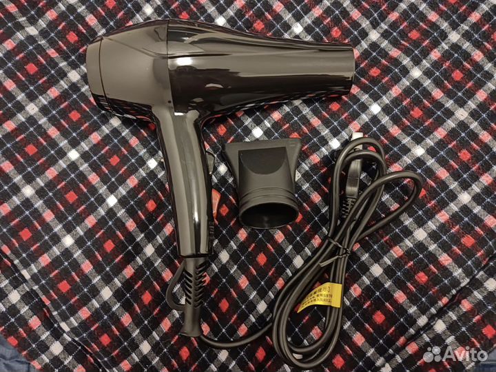 Фен Confu KF-5900 модный стиль 1800 Вт, чёрный