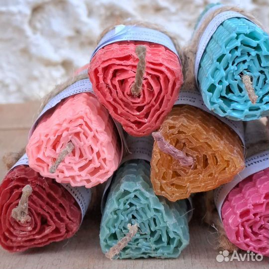 Свечи из пчелиной вощины
