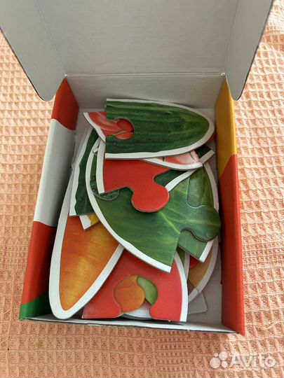 Пазлы овощи