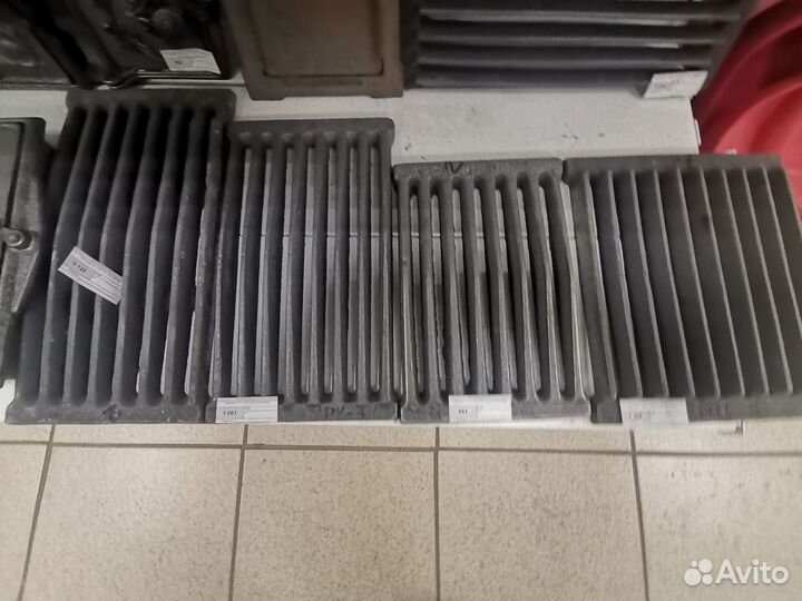 Колосники, дверцы чугунные для печей