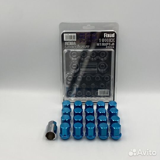 Колесные гайки Fixed Япония 20шт m12x1.5 секретки