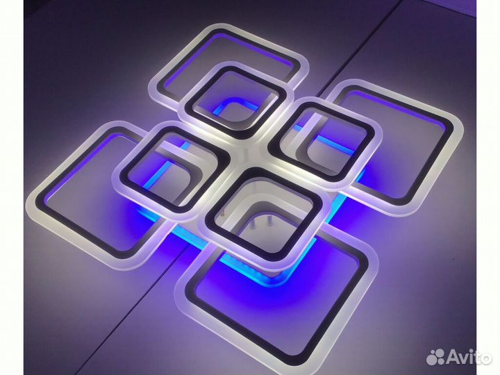 Светодиодная люстрая на 24кв\м