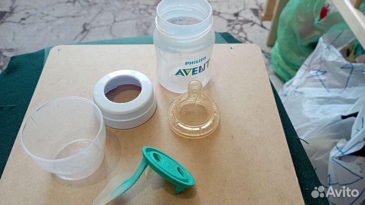 Бутылочка avent с клапаном