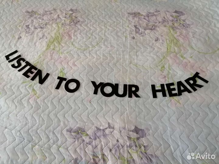 Гирлянда из букв