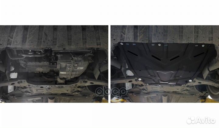 Защита картера + кпп + комплект крепежа, AutoMa