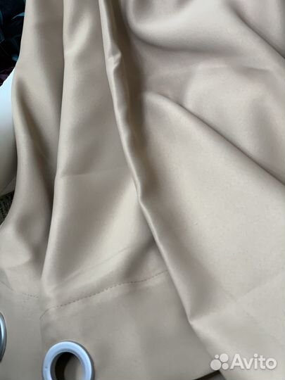 Шторы Капучино на люверсах 145*265