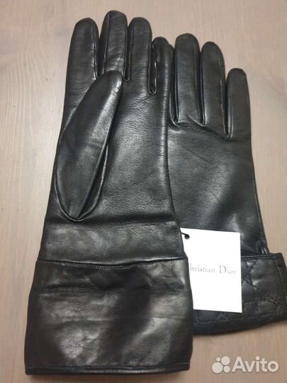Перчатки женские кожаные Франция