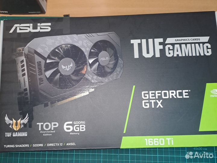 Gtx 1660 ti Asus tuf gaming на гарантии