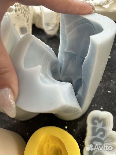 Силиконовые формы для свечей/ мыла