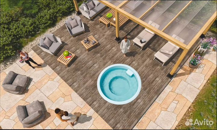 Композитный бассейн Спа лайт premium