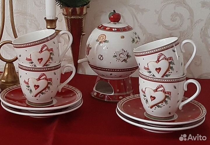 Чашка с блюдцем Villeroy & Boch Winter Bakery