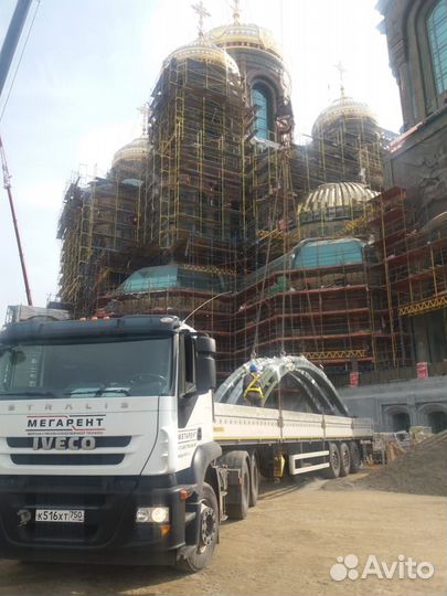 Аренда длинномера шаланды - Услуги бортовой машины