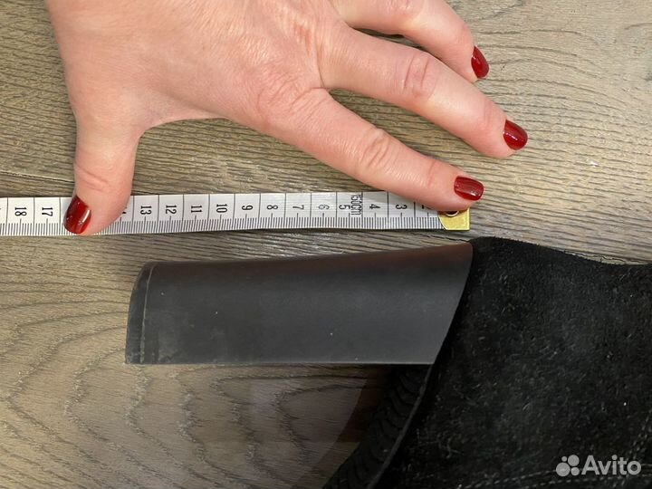 Сапоги замшевые 37.5 размер Hogan