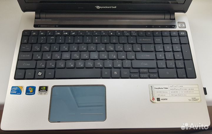 Ноутбук Packard Bell MS2300 (Easynote TX86)