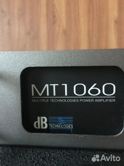 Усилитель мощности DB technologies мт1060