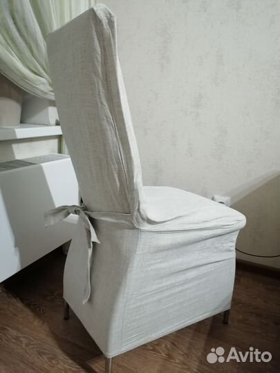 Чехлы на стулья со спинкой 4 шт