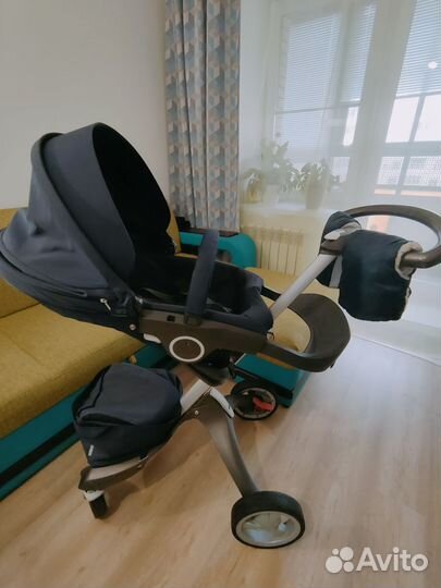 Коляска stokke xplory 2 в 1 б/у