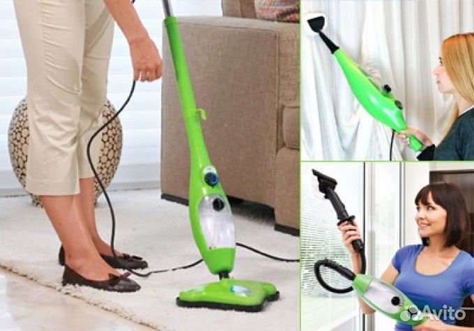 Паровая швабра H2O Mop X5 зеленая