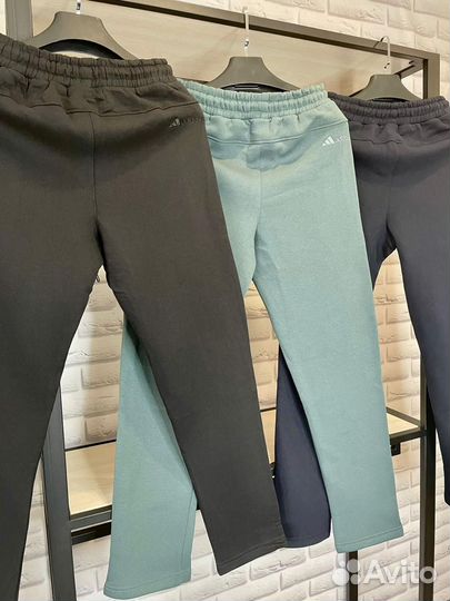 Спортивные штаны Adidas хлопок теплые