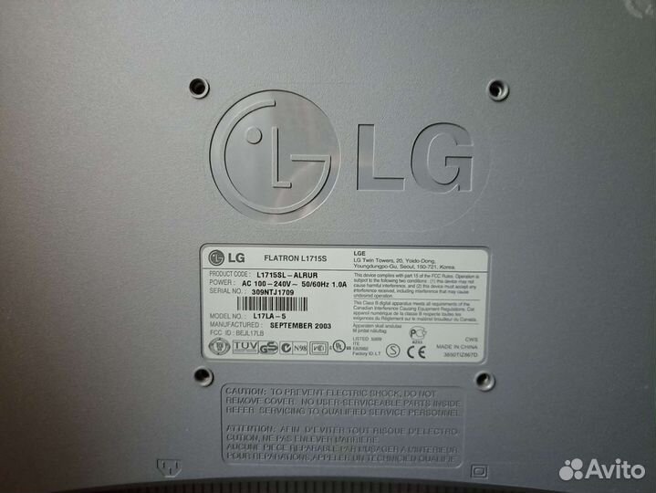 Монитор LG flatron