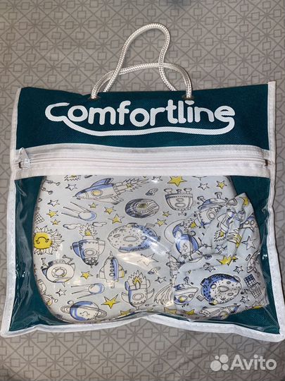 Подушка анатомическая и бандаж шейный детские