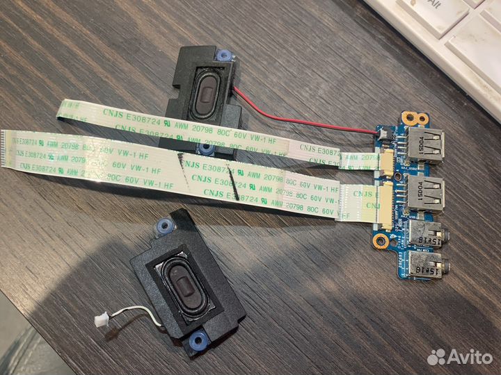 Плата USB/Audio и динамики для Dexp O106