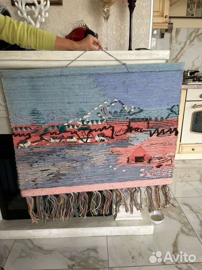 Пано из натурального джута