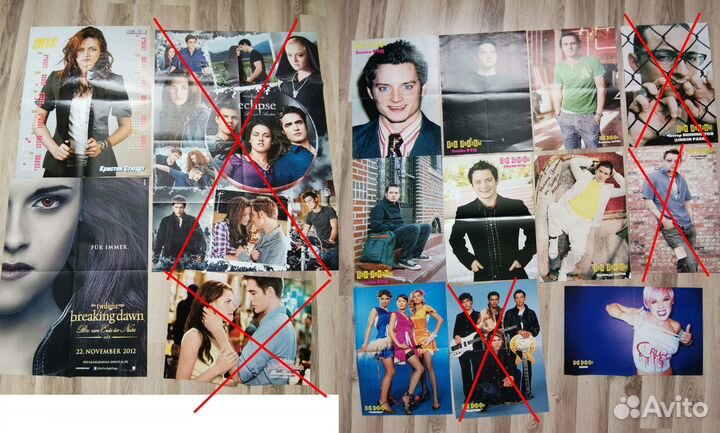 Постеры, плакаты из журналов, актеры, фильмы 1