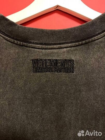 Vetements футболка оверсайз limited edition (тренд