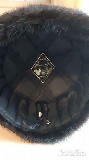 Норковая шапка мужская