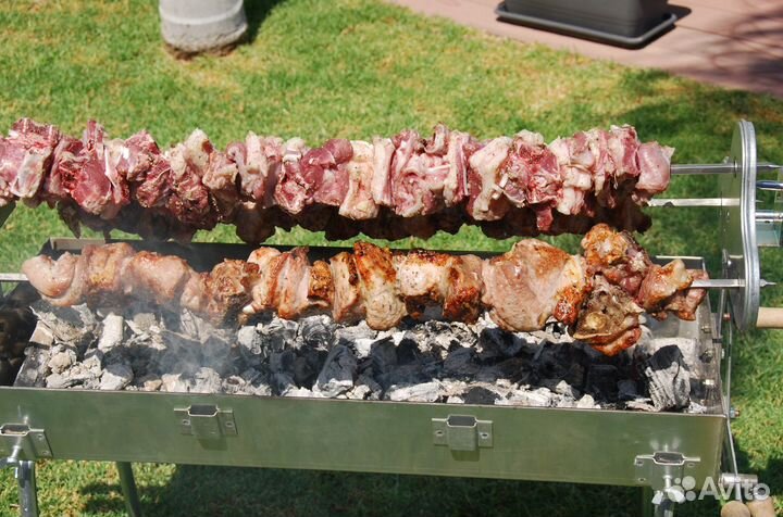 Мангал автоматический угольный