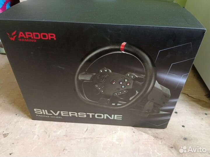 Игровой руль с педалями и коробкой передач