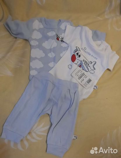 Костюм для мальчика 0-3 месяца