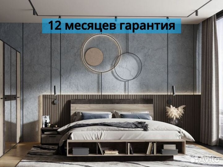 Кровать двуспальная 180 см