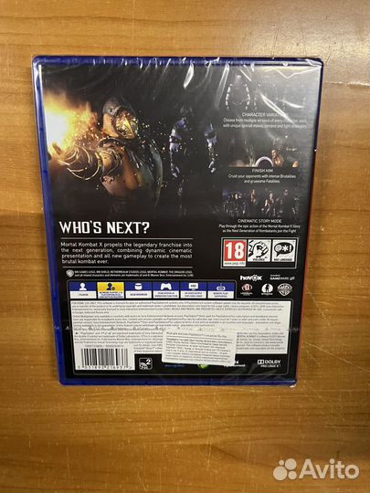 PS4 Mortal Kombat X (новый)