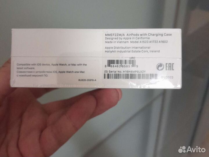 Apple AirPods ростест новые