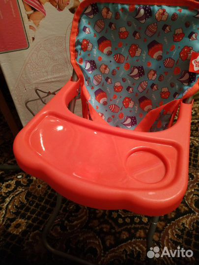 Стульчик для кормления кукольный