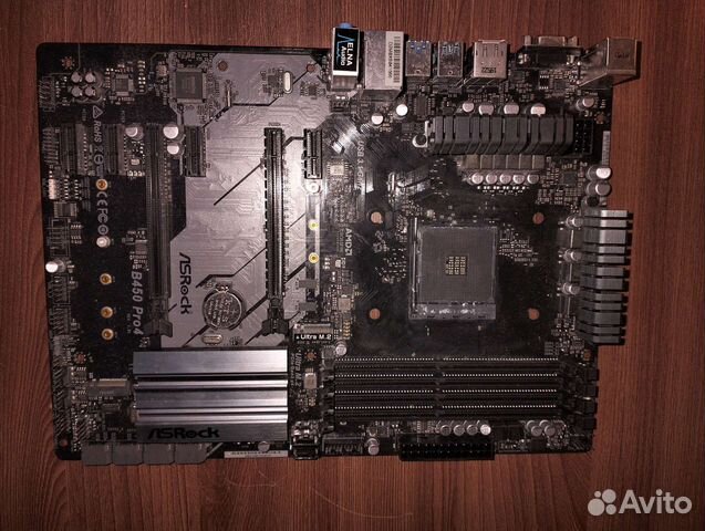 Материнская плата ASRock B450 Pro4 купить в Москве | Электроника | Авито