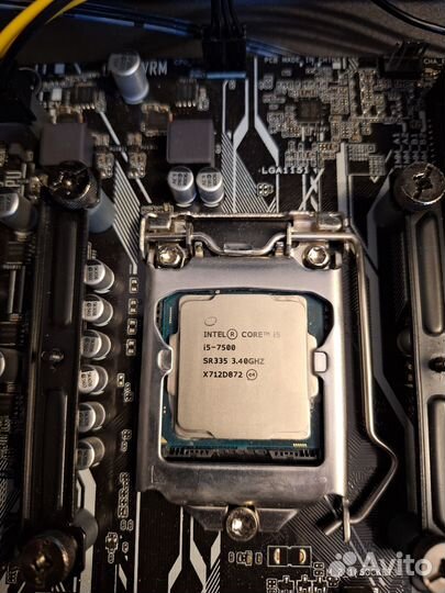 Процессор intel core i5-7500 Lga 1151 socket