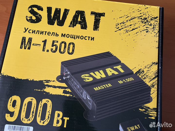 Автомобильный усилитель swat M-1.500