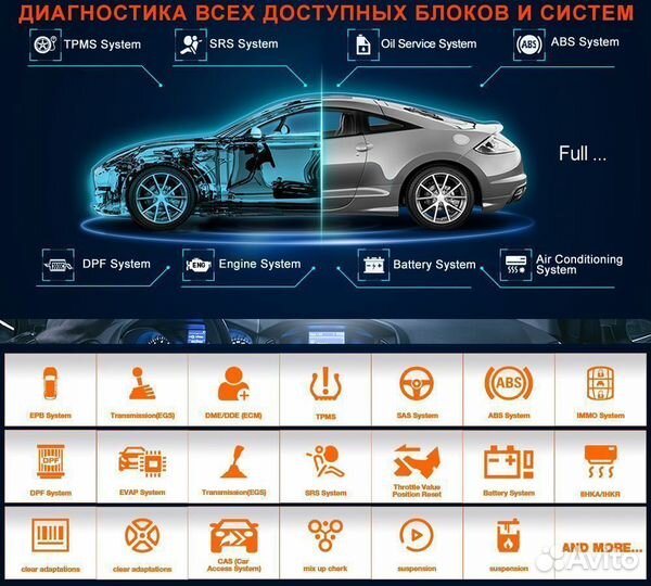 Автосканер профессиональный лаунч PRO5 DZ S2