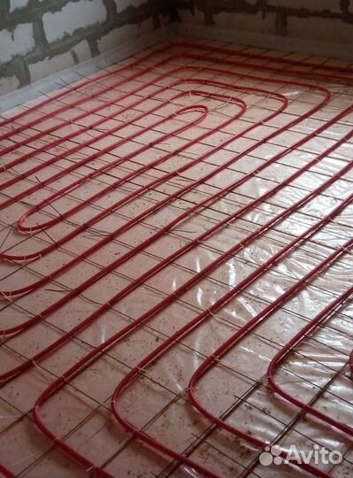 Монтаж отопления, водопровода. канализации