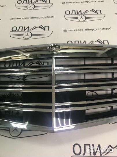 Решетка радиатора на Mercedes S class w221 AMG 6.3