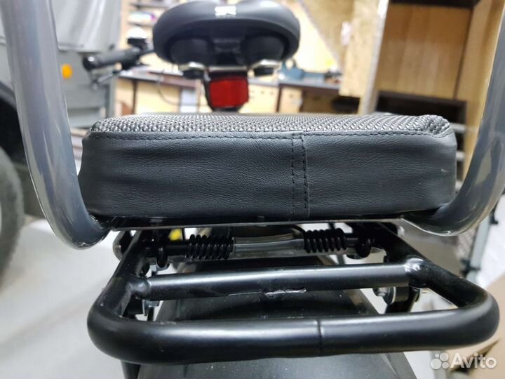 Мягкое детское сидение на багажник велосипеда