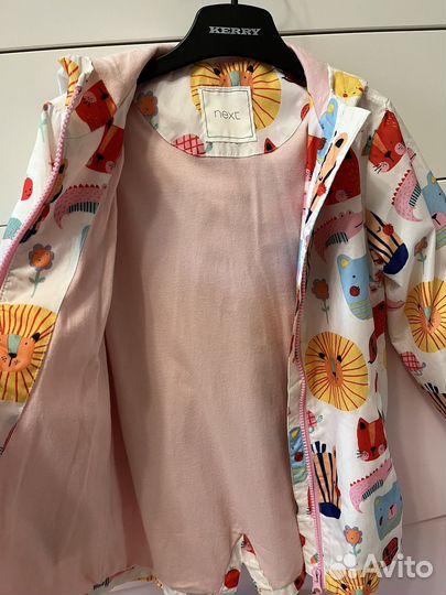 Ветровка дождевик для девочки Next