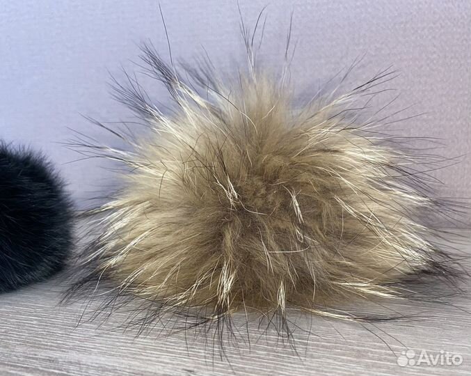 Помпон меховые (натуральные)