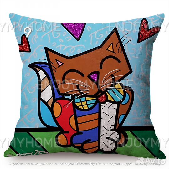 Подушка Ромеро Бритто, 45x45 см 1шт